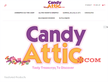 Tablet Screenshot of candyattic.com